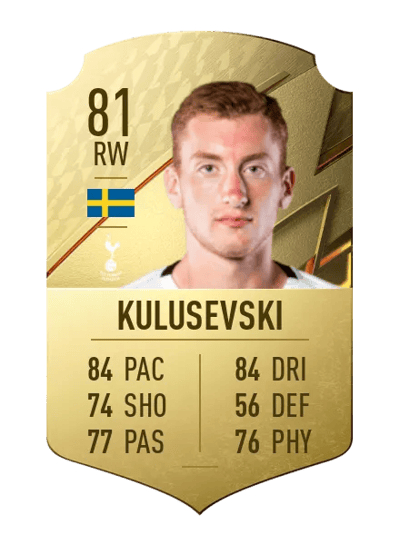 Dejan Kulusevski Rare 81 OVR