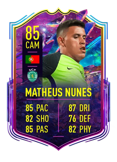 Matheus Nunes FUT Future Stars 85 OVR