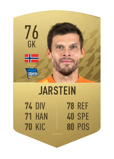 Rune Almenning Jarstein Common 76 OVR