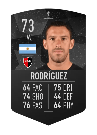 Maximiliano Rodríguez CONMEBOL SUDAMERICANA 73 OVR