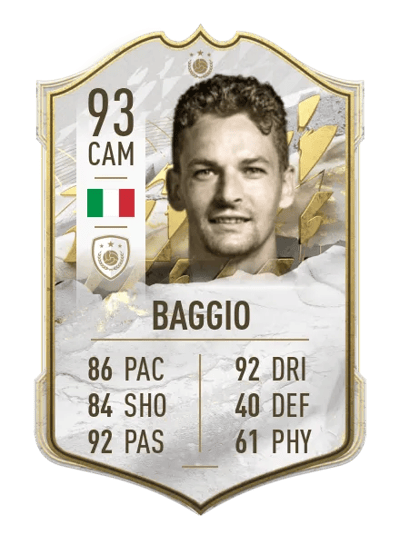 Roberto Baggio Icon 93 OVR