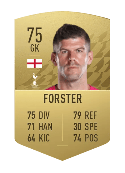 Fraser Forster Common 75 OVR