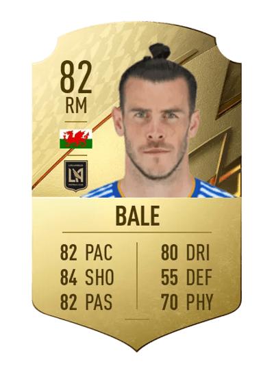 Gareth Bale Rare 82 OVR