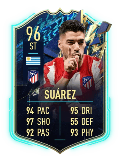 Luis Suárez Team of the Season 96 OVR