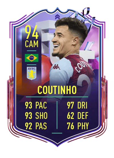 Coutinho Fantasy FUT Upgrade 94 OVR