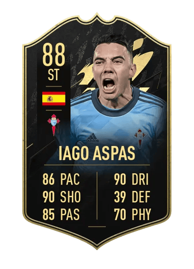Iago Aspas Team of the Week 88 OVR