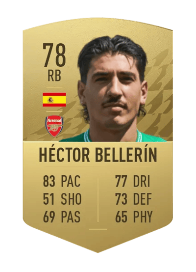 Héctor Bellerín Common 78 OVR
