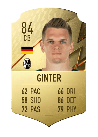 Matthias Ginter Rare 84 OVR