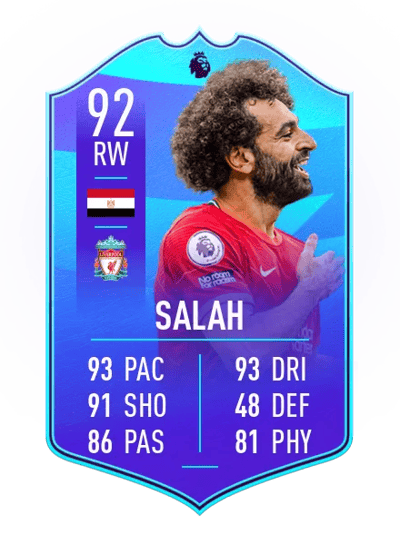 Mohamed Salah POTM Premier League 92 OVR