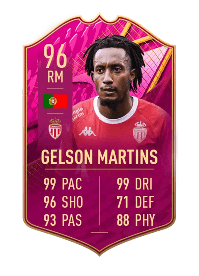 Gelson Martins FUTTIES 96 OVR