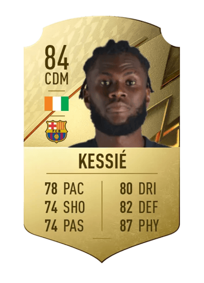 Franck Yannick Kessié Rare 84 OVR