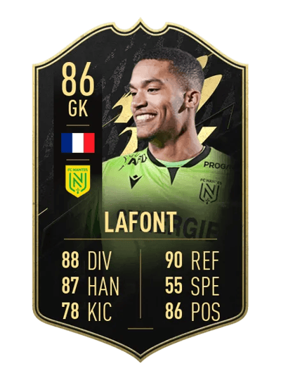 Alban Lafont Team of the Week 86 OVR