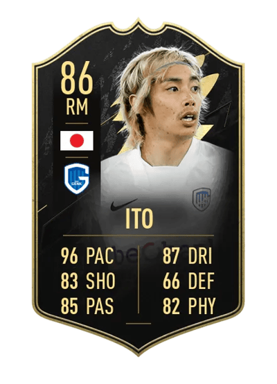 Junya Ito Team of the Week 86 OVR