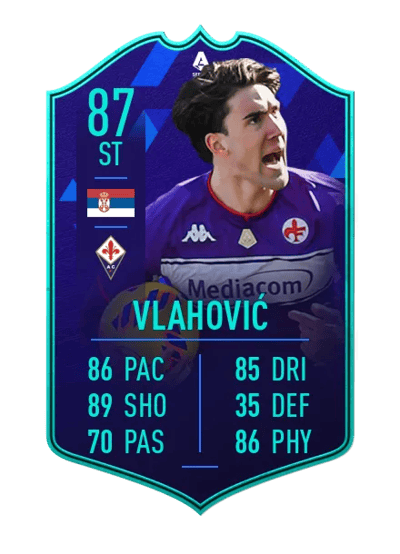 Dušan Vlahović POTM SERIE A 87 OVR
