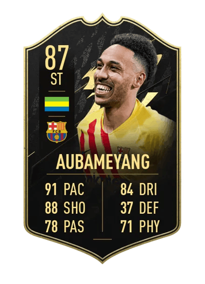 Pierre-Emerick Aubameyang Team of the Week 87 OVR