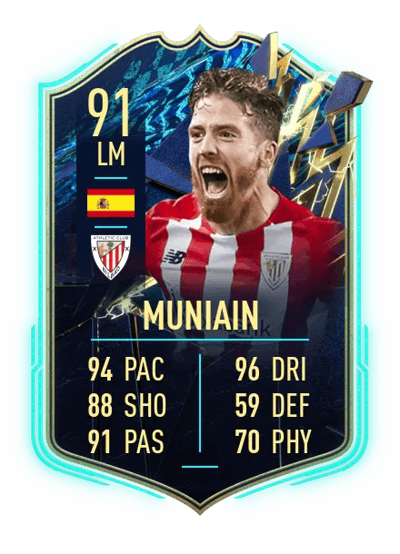 Muniain Team of the Season 91 OVR