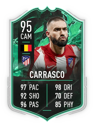 Yannick Carrasco SHAPESHIFTERS 95 OVR