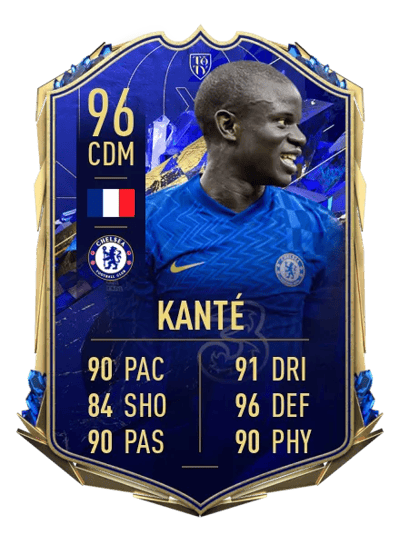 N'Golo Kanté Team of the Year 96 OVR