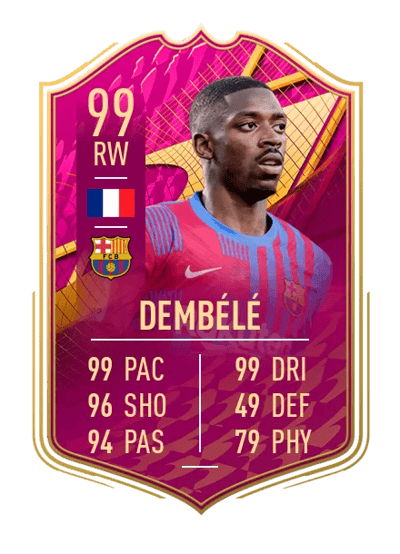 Ousmane Dembélé Premium FUTTIES 99 OVR