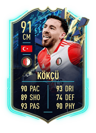 Orkun Kökçü Team of the Season 91 OVR