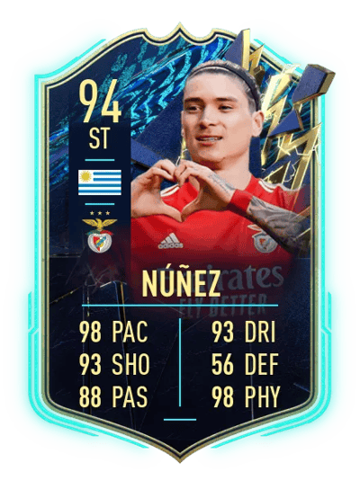 Darwin Núñez Team of the Season 94 OVR
