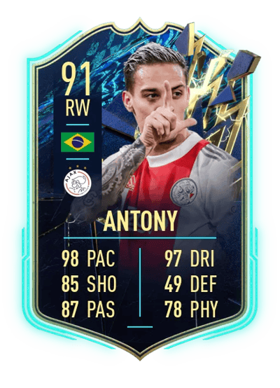 Antony Team of the Season 91 OVR