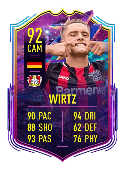 Florian Wirtz FUT Future Stars 92 OVR