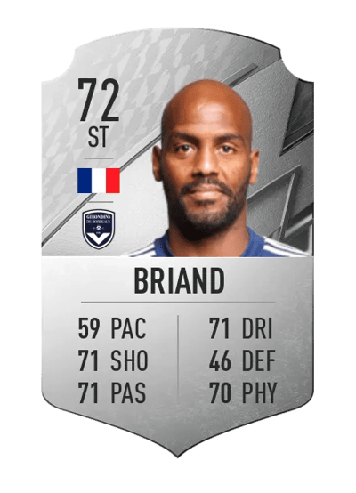 Jimmy Briand Rare 72 OVR