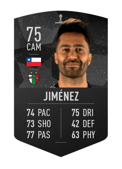 Luis Jiménez CONMEBOL SUDAMERICANA 75 OVR