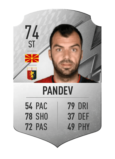Goran Pandev Rare 74 OVR
