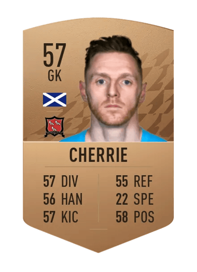 Peter Cherrie Common 57 OVR