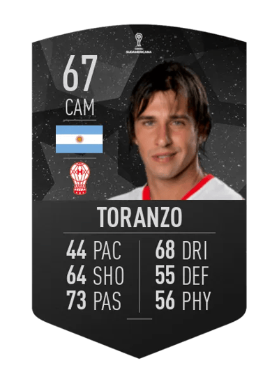 Patricio Toranzo CONMEBOL SUDAMERICANA 67 OVR