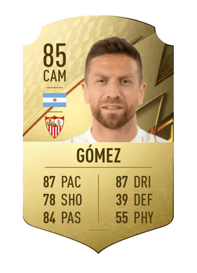 Alejandro Gómez Rare 85 OVR