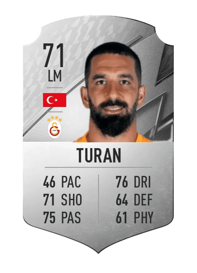 Arda Turan Rare 71 OVR