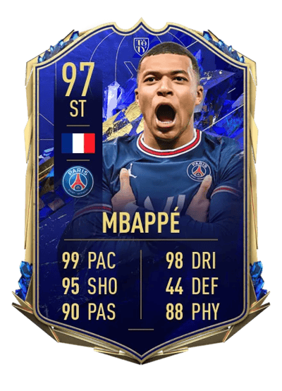 Kylian Mbappé Team of the Year 97 OVR
