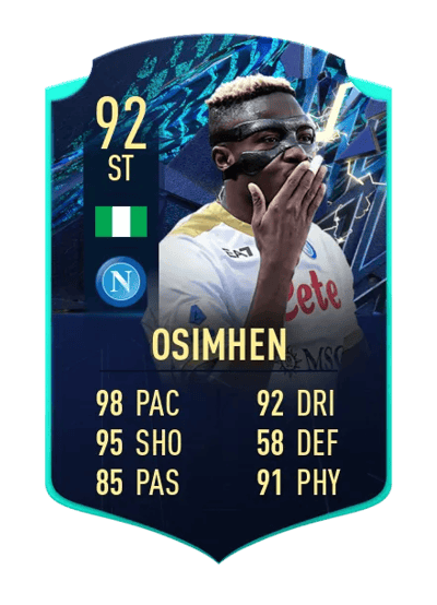 Victor Osimhen TEAM OF THE SEASON MOMENTS 92 OVR