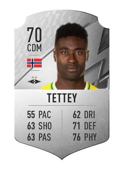 Alexander Tettey Rare 70 OVR