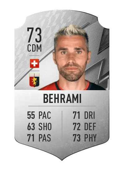 Valon Behrami Rare 73 OVR