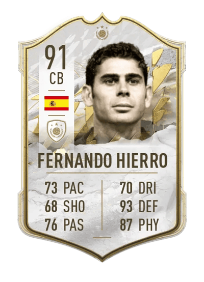 Fernando Hierro Icon 91 OVR