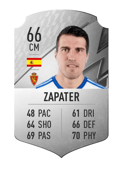 Zapater Rare 66 OVR