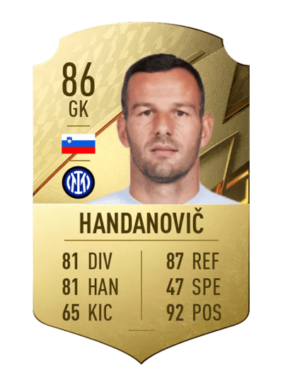 Samir Handanovič Rare 86 OVR