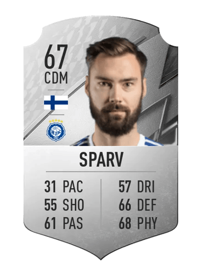 Tim Sparv Rare 67 OVR