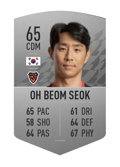 Oh Beom Seok Common 65 OVR