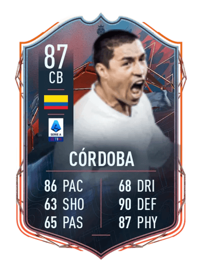 Iván Córdoba FUT Heroes 87 OVR