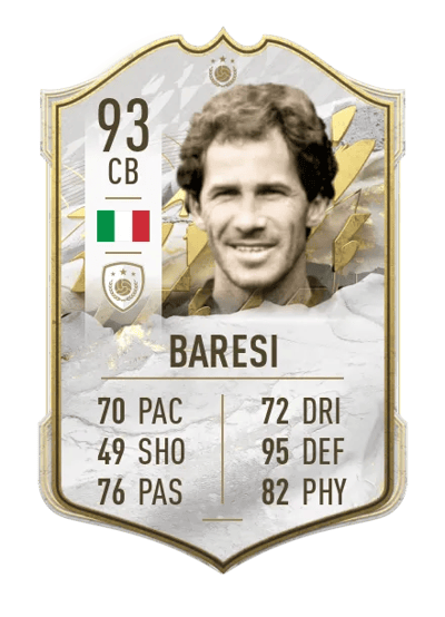 Franco Baresi Icon 93 OVR
