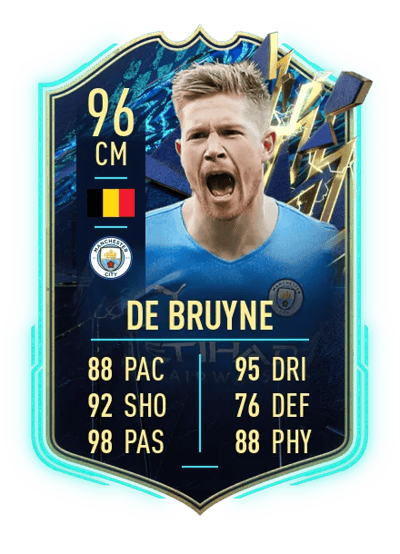 Kevin De Bruyne Team of the Season 96 OVR