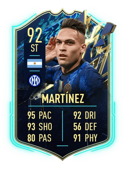 Lautaro Martínez Team of the Season 92 OVR
