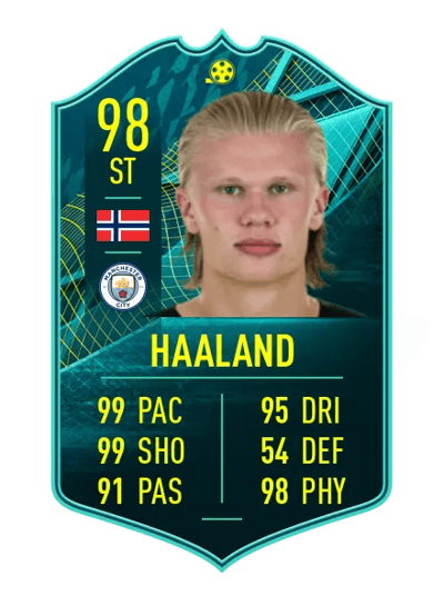 Erling Haaland PLAYER MOMENTS 98 OVR