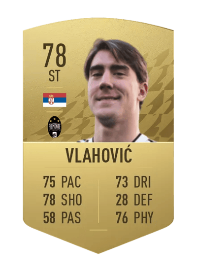Dušan Vlahović Common 78 OVR