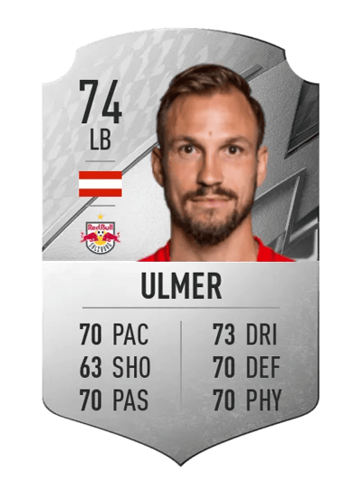 Andreas Ulmer Rare 74 OVR